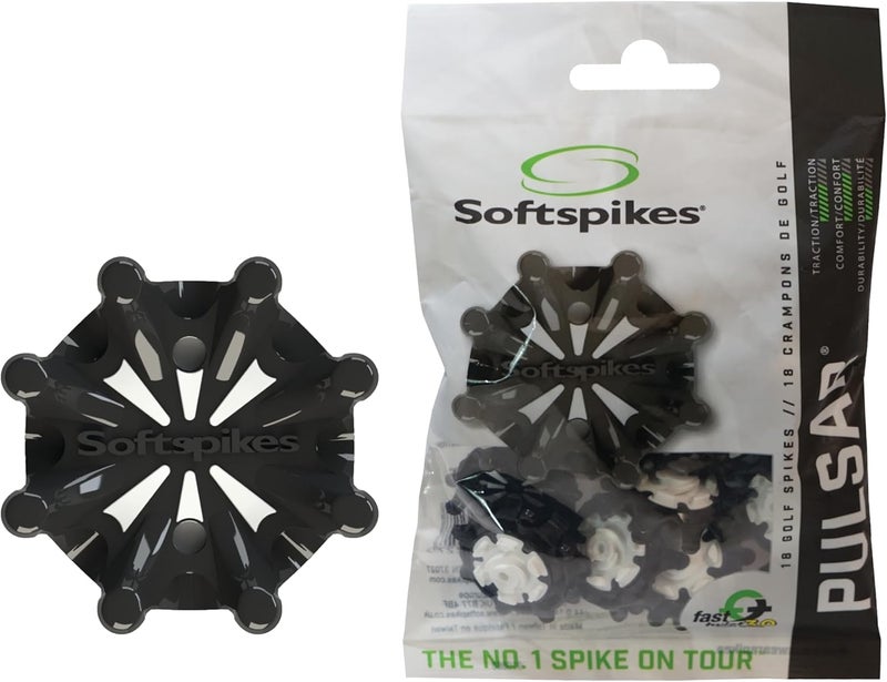 SOFTSPIKES Pulsar Golf Cleats - 18 Count Pack for Enhanced Traction and Comfort - Image 1